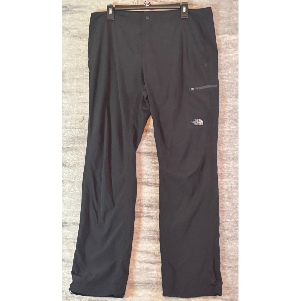 The North Face Mens Black Hiking Pants NF00CBG4 Regular Fit 36x32 Straight Leg